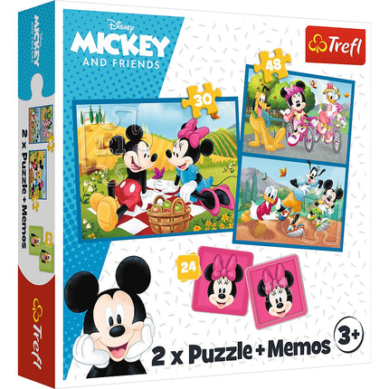 Trefl Disney sada puzzle Mickey-Mouse 30+48+M24