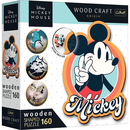 Trefl Disney dřevěné puzzle Mickey Mouse 160 ks