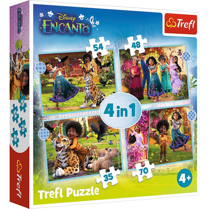 Trefl Encanto puzzle sada 4 v 1 35 48 54 70 ks