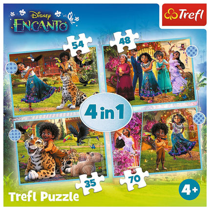 Trefl Encanto puzzle sada 4 v 1 35 48 54 70 ks
