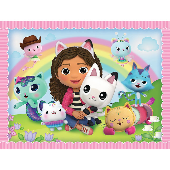 Trefl Gabby's Dollhouse sada puzzle s kartami Memo