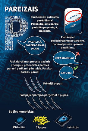 Trefl hra Simply „P“ (v lotyštině)