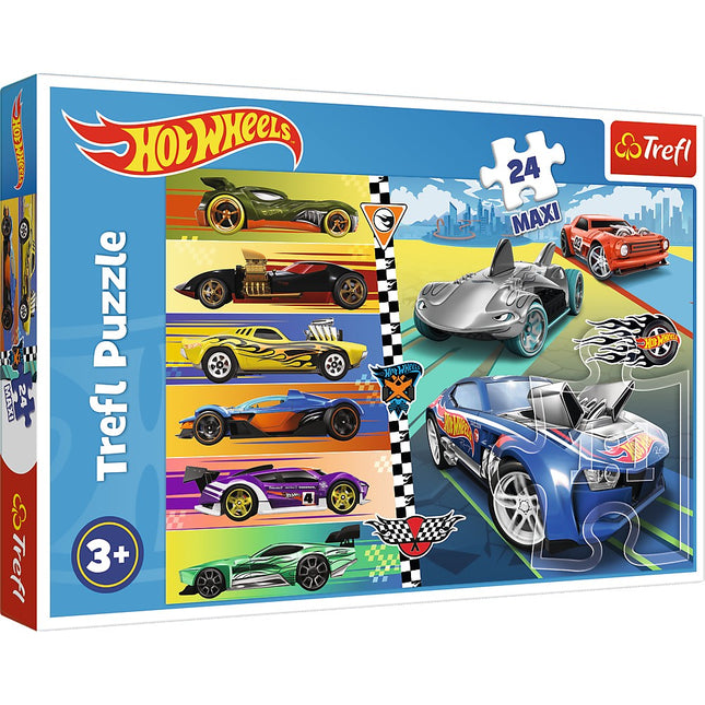 Trefl Hot Wheels Maxi puzzle, 24 ks