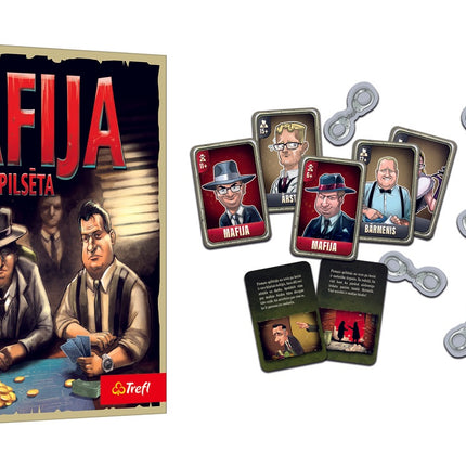Trefl desková hra Mafia (v lotyštině)