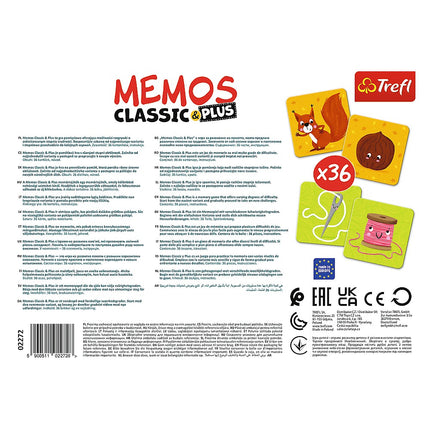 Trefl Memo Classic Plus logika