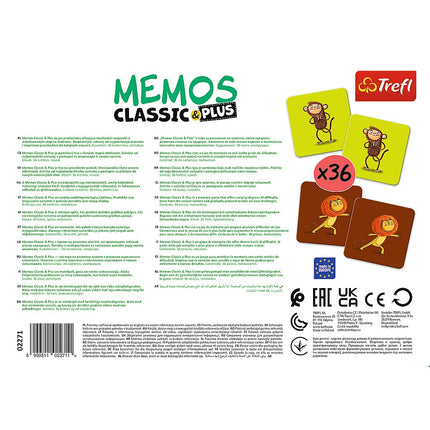 Trefl Memo Classic Plus Sound und Bewegung