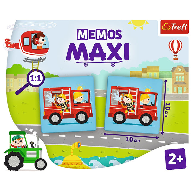 Trefl Memo Maxi dopravní prostředky