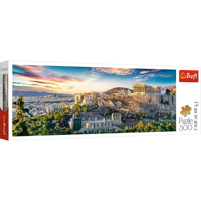 Trefl panoramatické puzzle Atény 500 ks