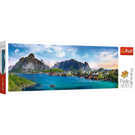 Trefl panoramatické puzzle Norsko 500 ks