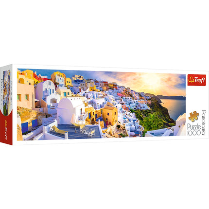 Trefl panoramatické puzzle Santorini 1000 ks