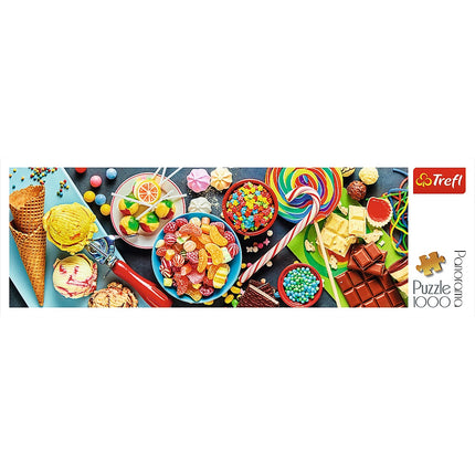 Trefl panoramatické puzzle sladkosti 1000 ks