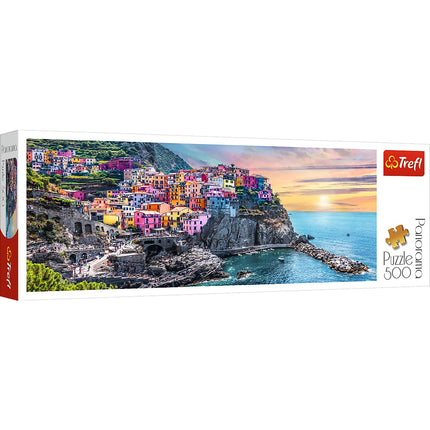 Trefl panoramatické puzzle Vernazza Itálie 500 ks
