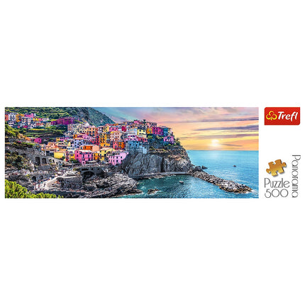 Trefl panoramatické puzzle Vernazza Itálie 500 ks
