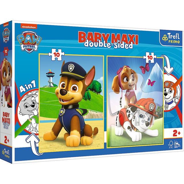 Trefl Paw Patrol Baby Maxi puzzle, 10x2 ks