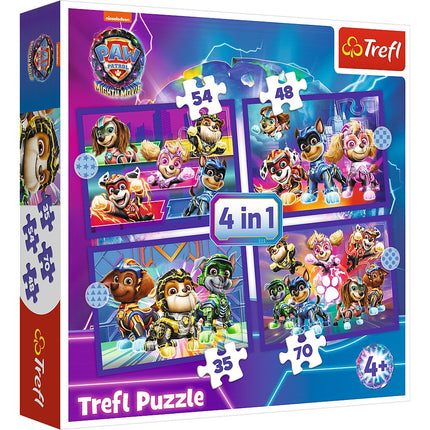 Trefl Paw Patrol puzzle sada 4 v 1