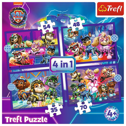 Trefl Paw Patrol puzzle sada 4 v 1