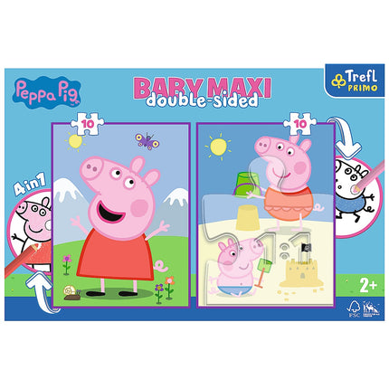 Trefl Peppa Pig Baby Maxi puzzle, 10x2 ks