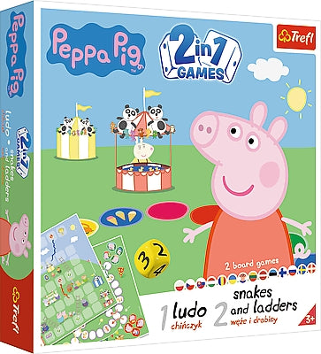 Trefl Peppa Pig desková hra 2 v 1