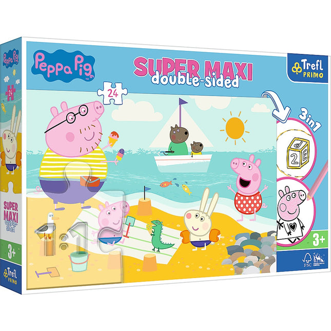 Trefl Peppa Pig Super Maxi puzzle, 24 ks