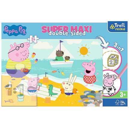 Trefl Peppa Pig Super Maxi puzzle, 24 ks