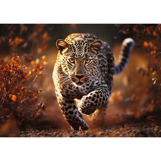 Trefl Premium Plus puzzle divoký leopard, 1000 ks