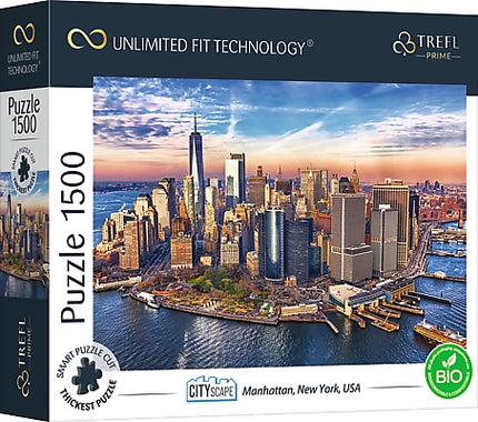 Trefl Prime puzzle Cityscape Manhattan, 1500 ks