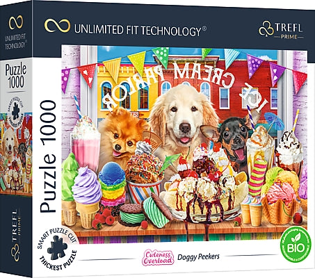 Trefl Prime Puzzle Cuteness Overload Dogs, 1000 Pcs