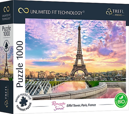 Trefl Prime puzzle Romantic Sunset Eiffelova věž, 1000 ks