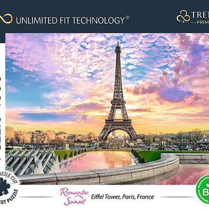 Trefl Prime puzzle Romantic Sunset Eiffelova věž, 1000 ks