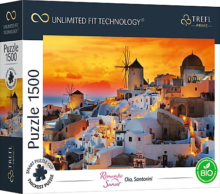 Trefl Prime puzzle Romantic Sunset Santorini, 1500 ks