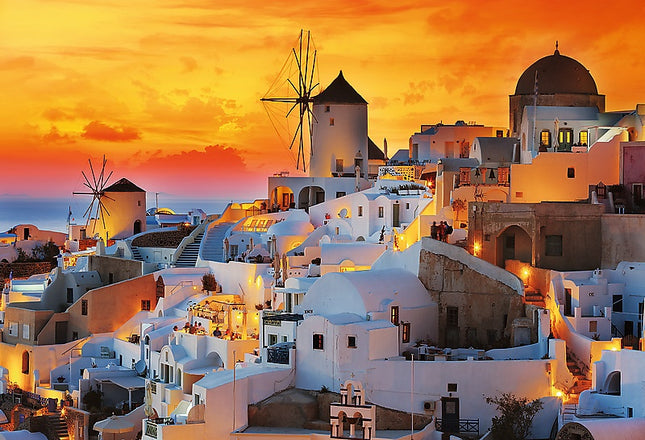 Trefl Prime puzzle Romantic Sunset Santorini, 1500 ks