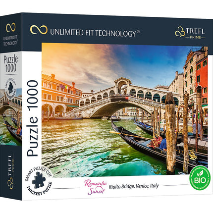 Trefl Prime puzzle Romantic Sunset Benátky, 1000 ks