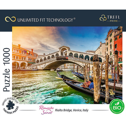 Trefl Prime puzzle Romantic Sunset Benátky, 1000 ks