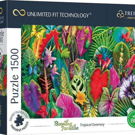 Trefl Prime puzzle tropická zeleň, 1500 ks