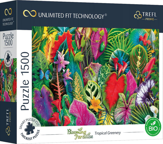 Trefl Prime puzzle tropická zeleň, 1500 ks