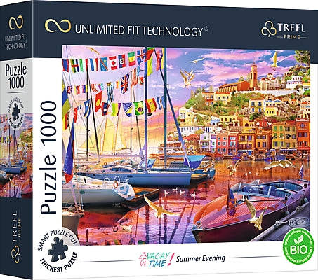 Trefl Prime puzzle Vacaytime plachetnice, 1000 ks