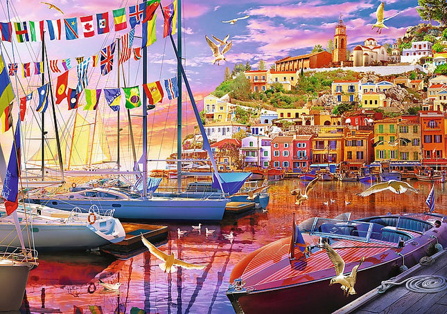 Trefl Prime puzzle Vacaytime plachetnice, 1000 ks