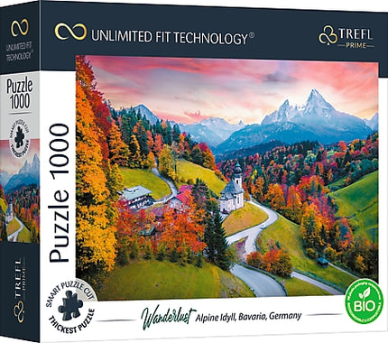 Trefl Prime puzzle Wanderlust Bavorsko, 1000 ks