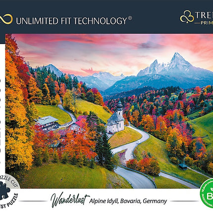 Trefl Prime puzzle Wanderlust Bavorsko, 1000 ks