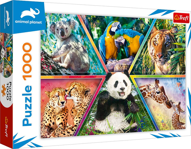 Puzzle Trefl zvířata 1000 dílků