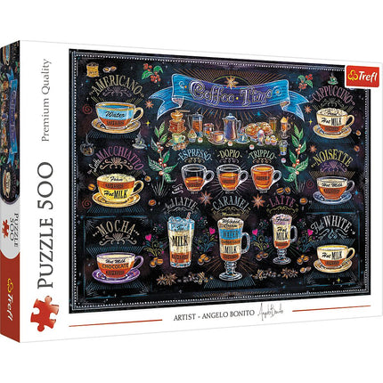 Puzzle Trefl káva 500 dílků