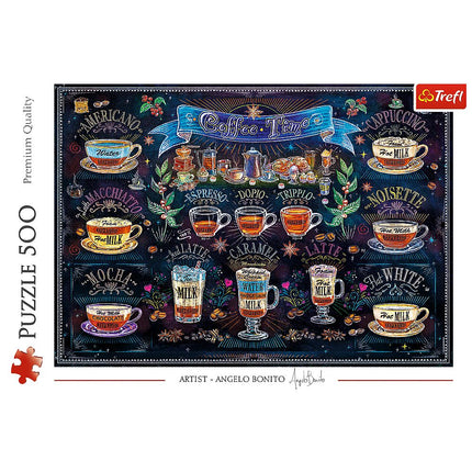 Puzzle Trefl káva 500 dílků