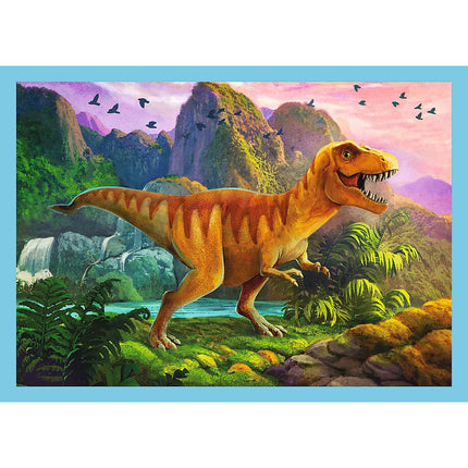 Puzzle Trefl dinosauři sada 4 v 1 12 15 20 24 dílků