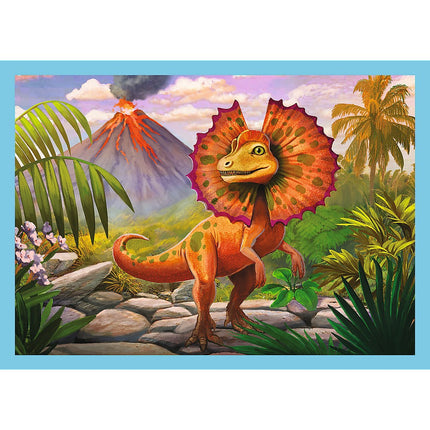 Puzzle Trefl dinosauři sada 4 v 1 12 15 20 24 dílků