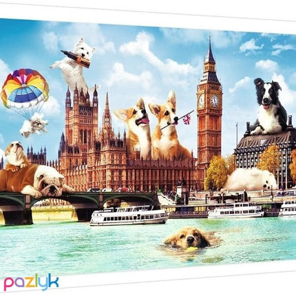 Trefl Puzzle Dogs In London 1000 Pcs