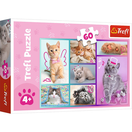 Puzzle Trefl koťata 60 dílků