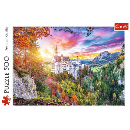 Puzzle Trefl Neuschwanstein 500 dílků