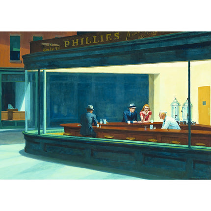 Trefl Puzzle Nighthawks, 1000 Teile