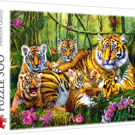 Puzzle Trefl tygři 500 dílků