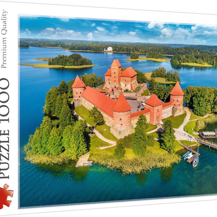 Puzzle Trefl hrad Trakai 1000 dílků